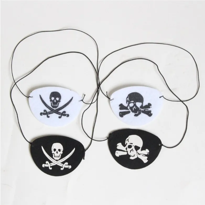 Pirate Eye Patches Black One Eye Patches Silk Pirate Captain Eye Masks