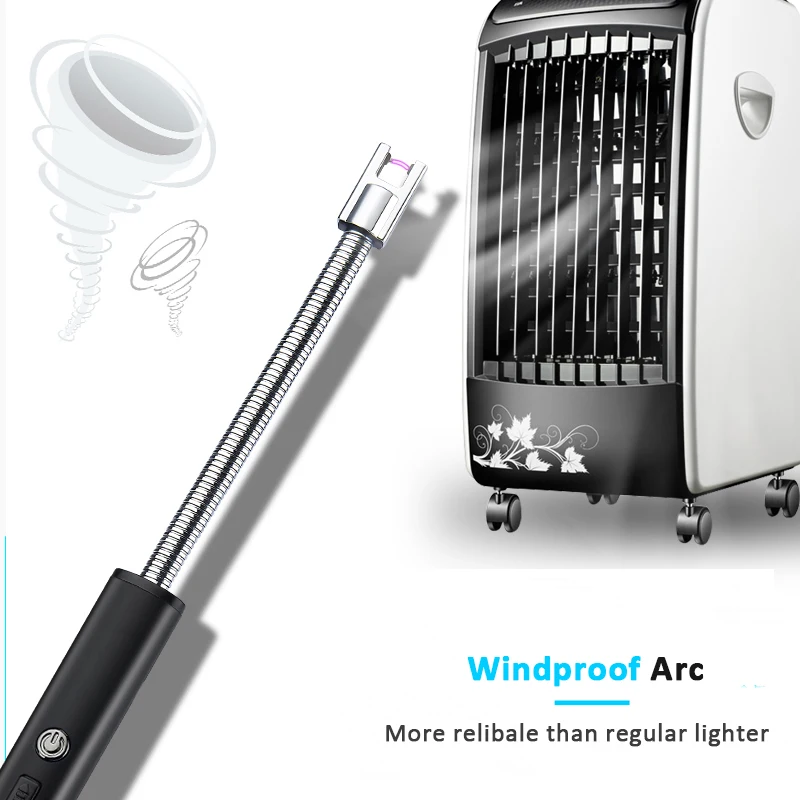Windproof USB Cable Rechargeable Stove BBQ Gun Single Arc Lighter in Sale(TW-876)