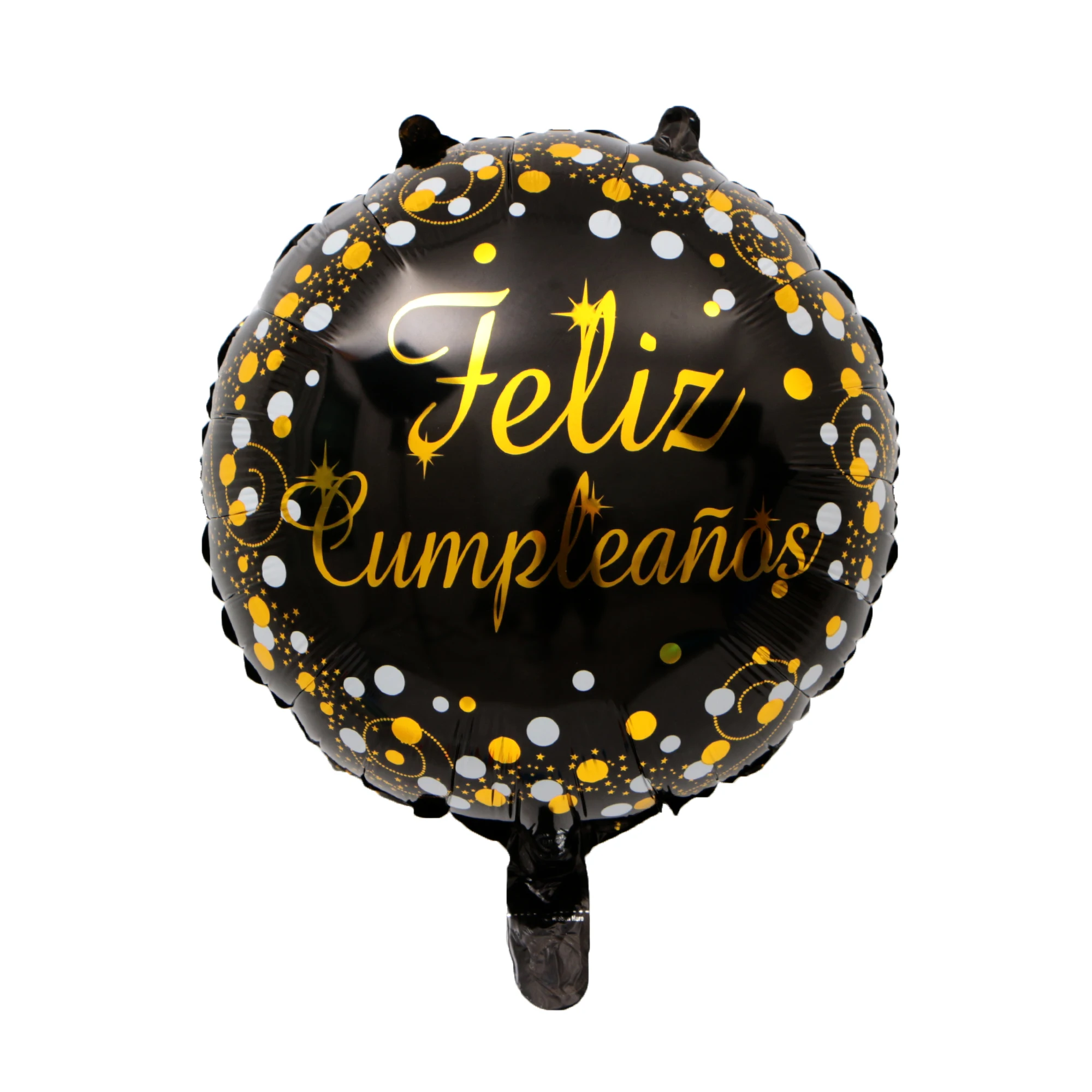18inch Balloon Design Spanish Birthday Balloons Round Mylar Helium