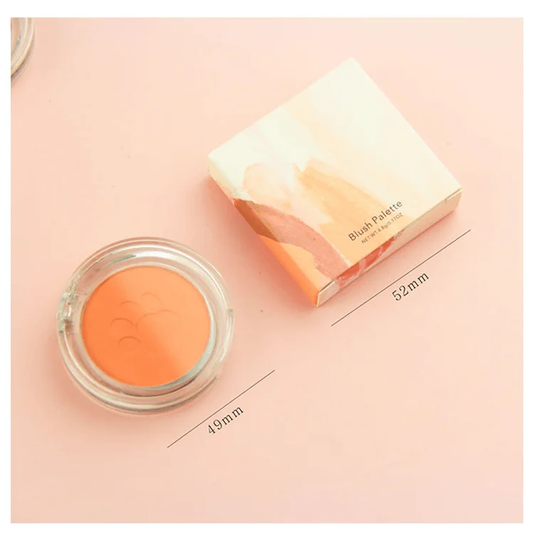 MS 10 Colors Cat Paw Shape Natural Custom Logo Long Lasting Cosmetic Powder Wholesale Private Label Palette Blush