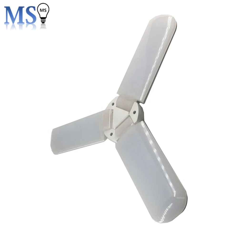 Ceiling 360 Angle Adjustable 45W deformanle 65W Foldable 3 4 5 Leaf 75W Fan Blade Led Bulb,Led Light,Led Bulb Light