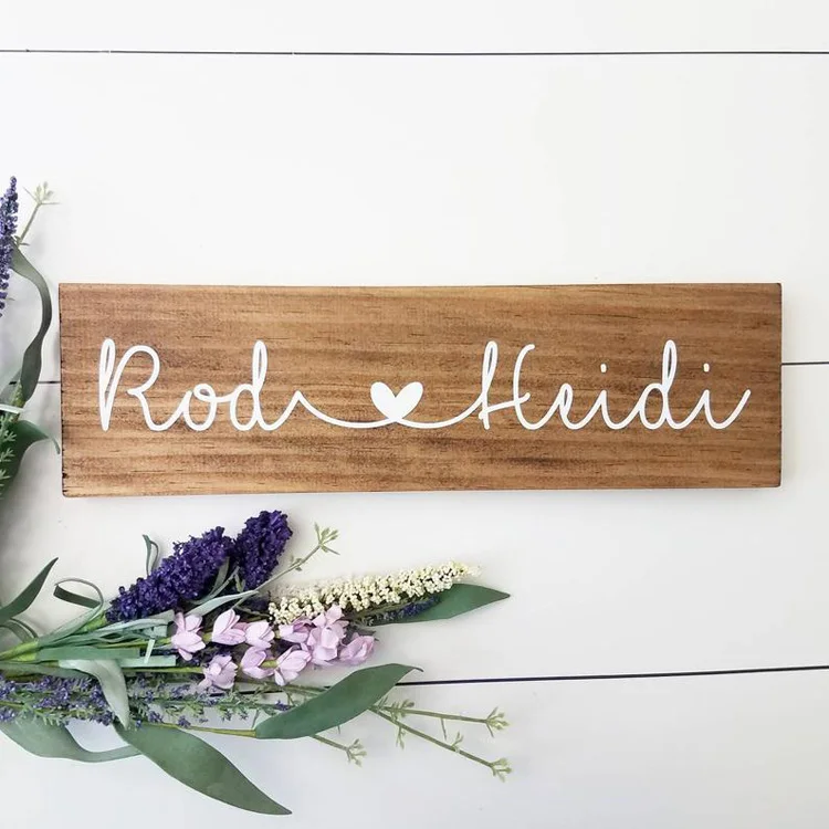 Custom Handmade Rustic Wooden Wall Sign with Sayings