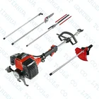 多機能ガーデンツール 5in1 ガソリン Strimmer ブラシ Cutter Chainsaw 掃除マニュアル草トリマー 43cc