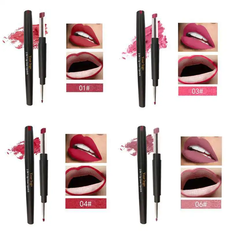 High Pigment Kejel Jabibe Labial Custom Logo For Matte 2 In 1 Private ...