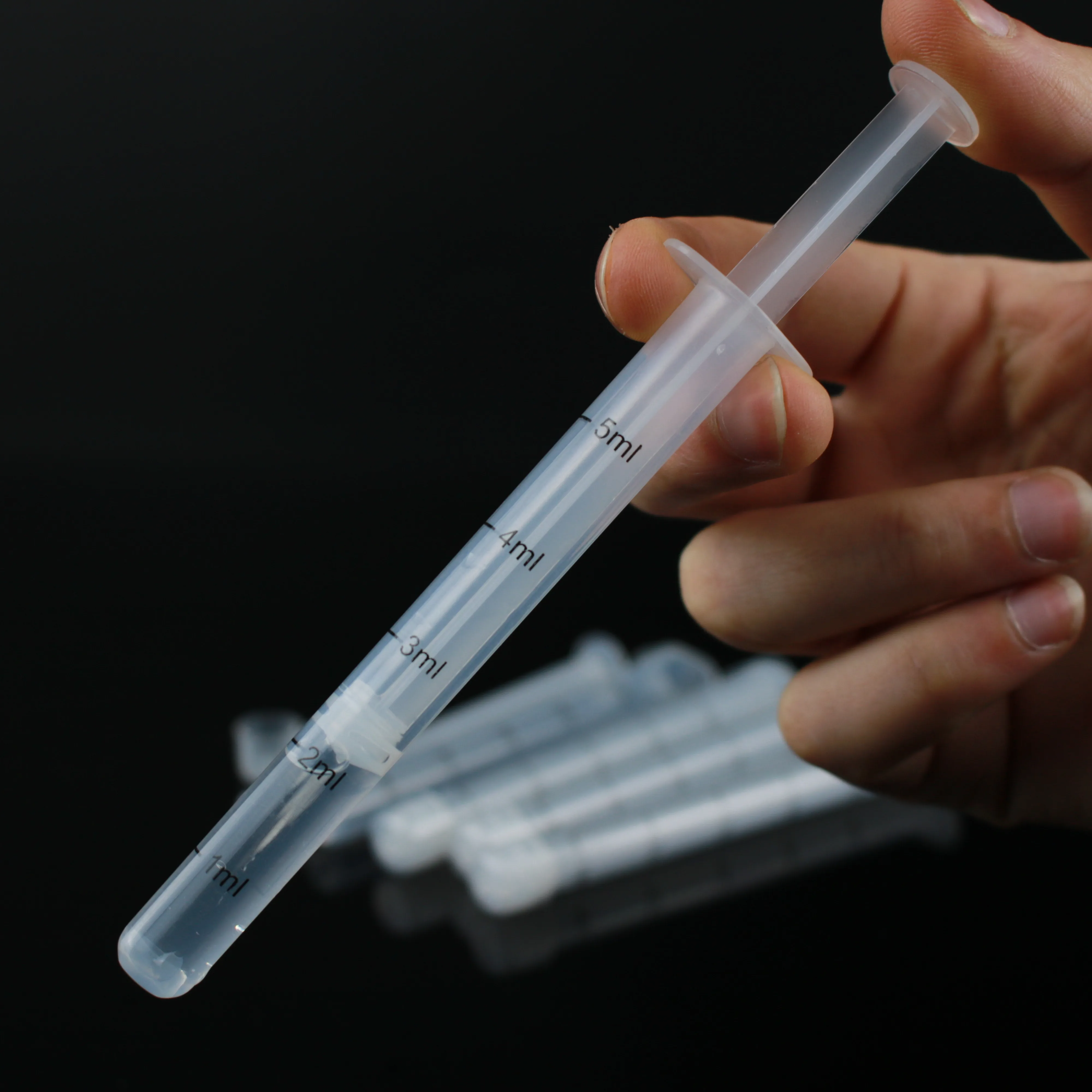 Plastic Disposable 5g Vaginal Applicator For Cream With Measuring Line