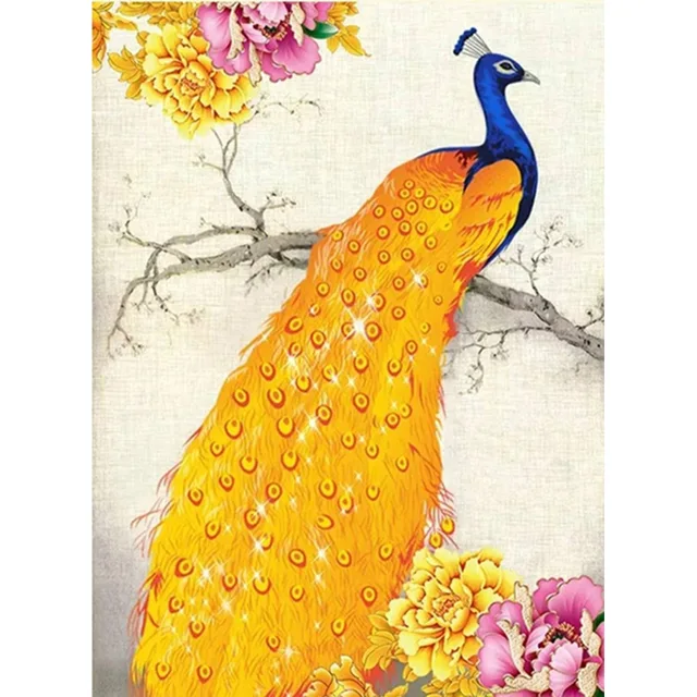 Amazon Hot Yellow Peacock Pattern Home Decoration Full Drill Diy 5d Diamond Painting Buy 5d Diamond Painting Diamond Art Kits Diy Crystal Rhinestone Wall Painting Kits 3d For Adults Accessories Full Drill Diy 5d Diamond Painting For Adults And
