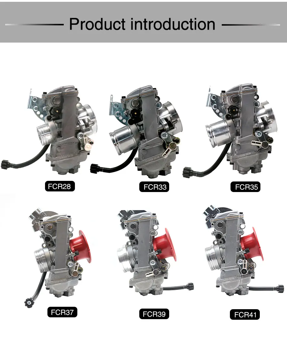 Fcr28 37 39 41mm Motorcycle Japan Fcr Carburetor For Xr Dr400 Crf450 ...