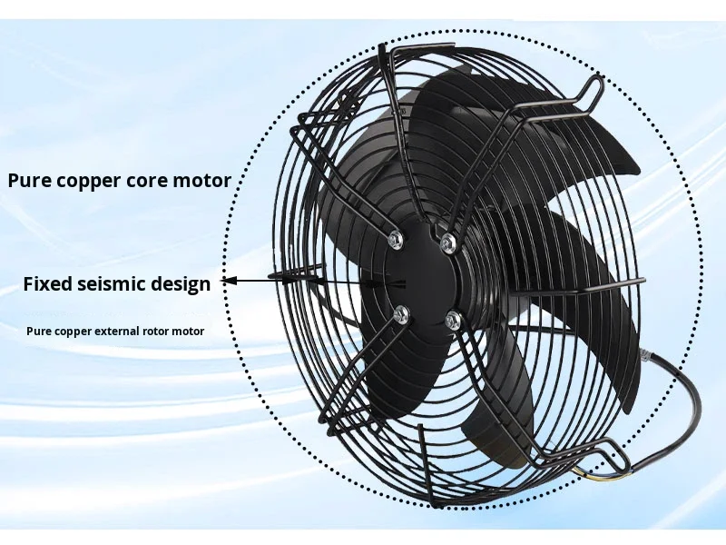 External Rotor Axial Fan, YWF4D-600, YWF6D-600, 600mm, 220V - detail 14