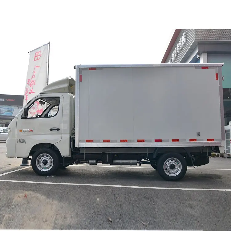 Factory Direct Supply Trucks Foton Small Gasoline Cargo Truck Cheap 4x2 Mini 2 Ton Cargo Truck supplier