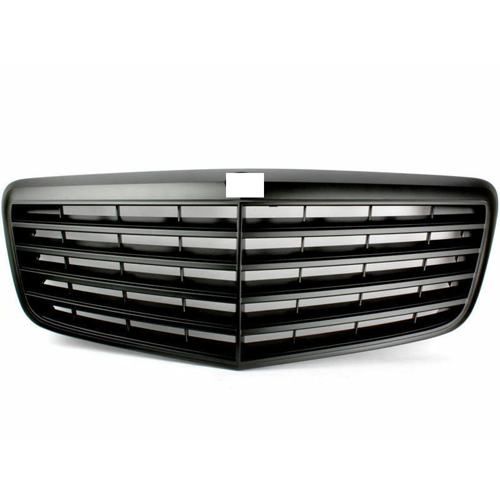 Black E63 AMG type car front bumper racing grille mesh grills radiator grill for Mercedes Benz E class W211
