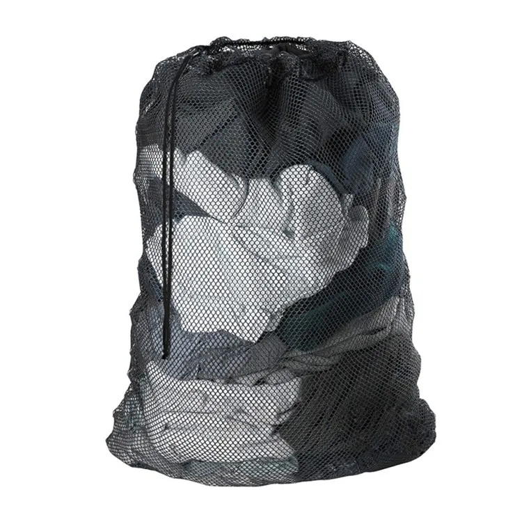 large mesh drawstring bags