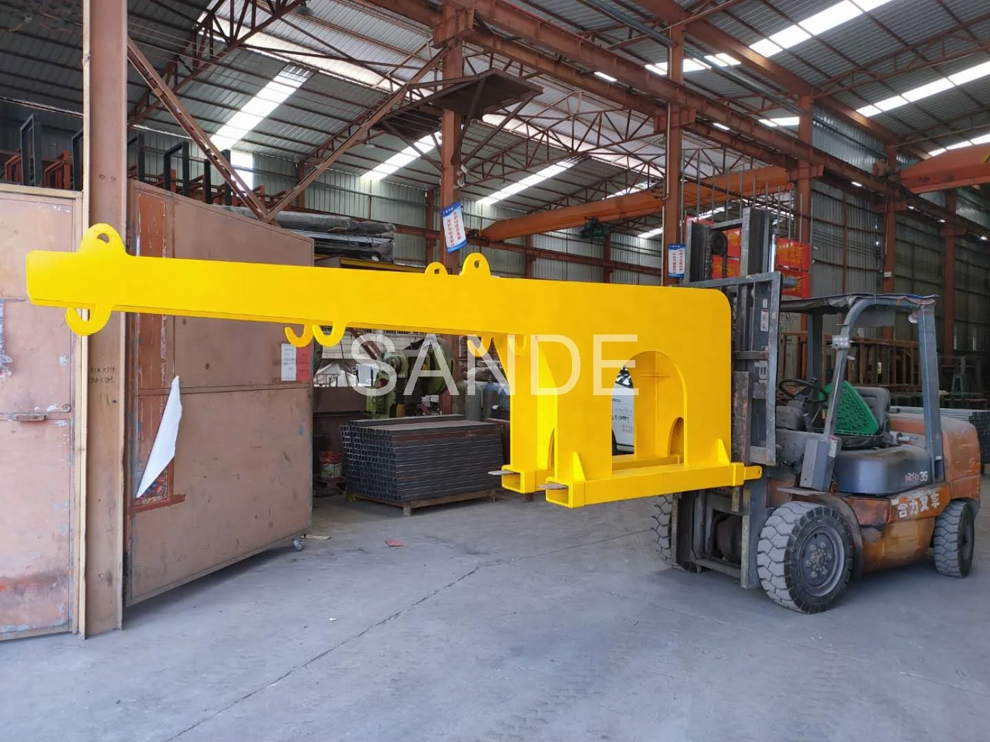 Sande Container Bundle Slab Loader To Simplify Unloading Big Bundle