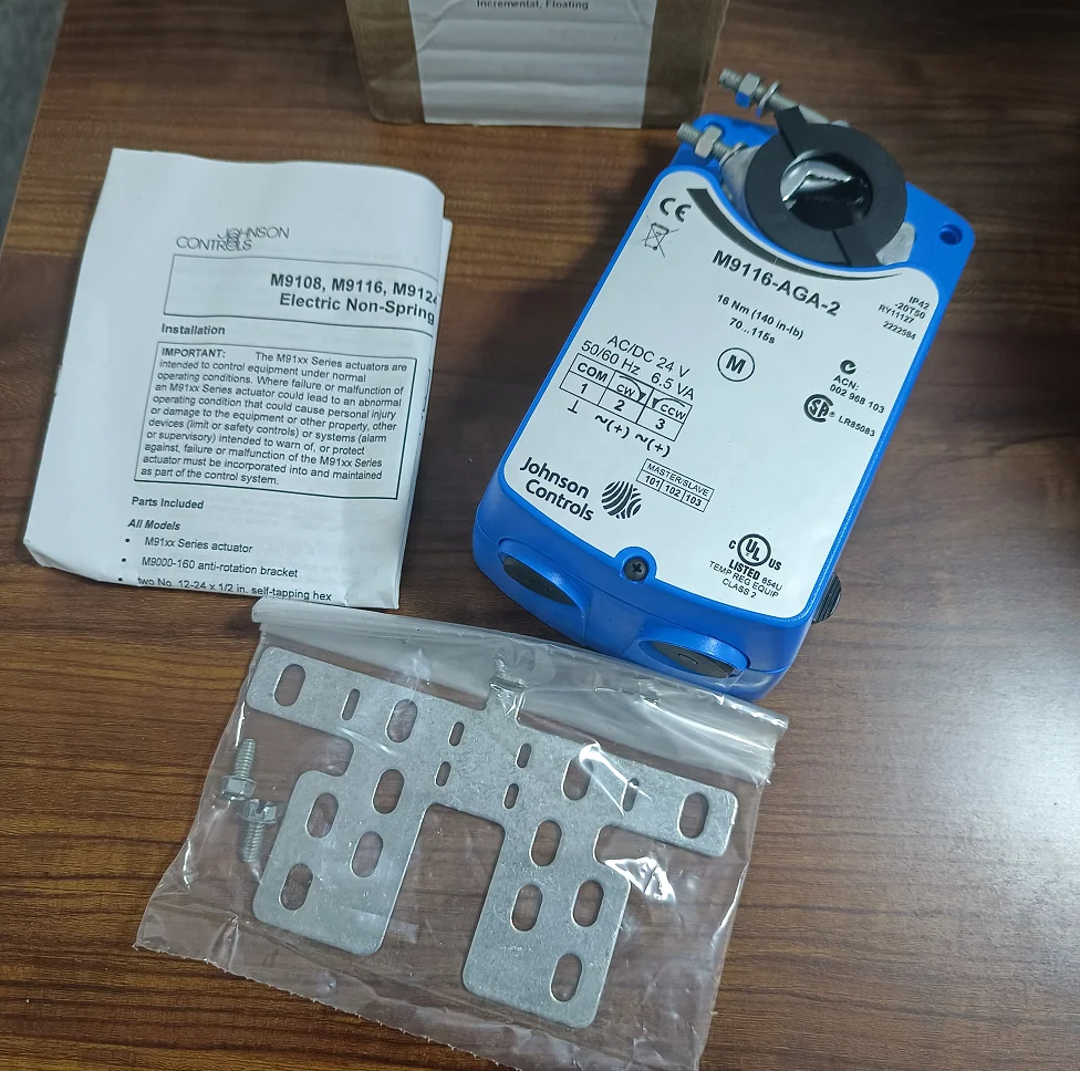 Johnson Controls M9116 M9132 Series Electric Nonspring Return