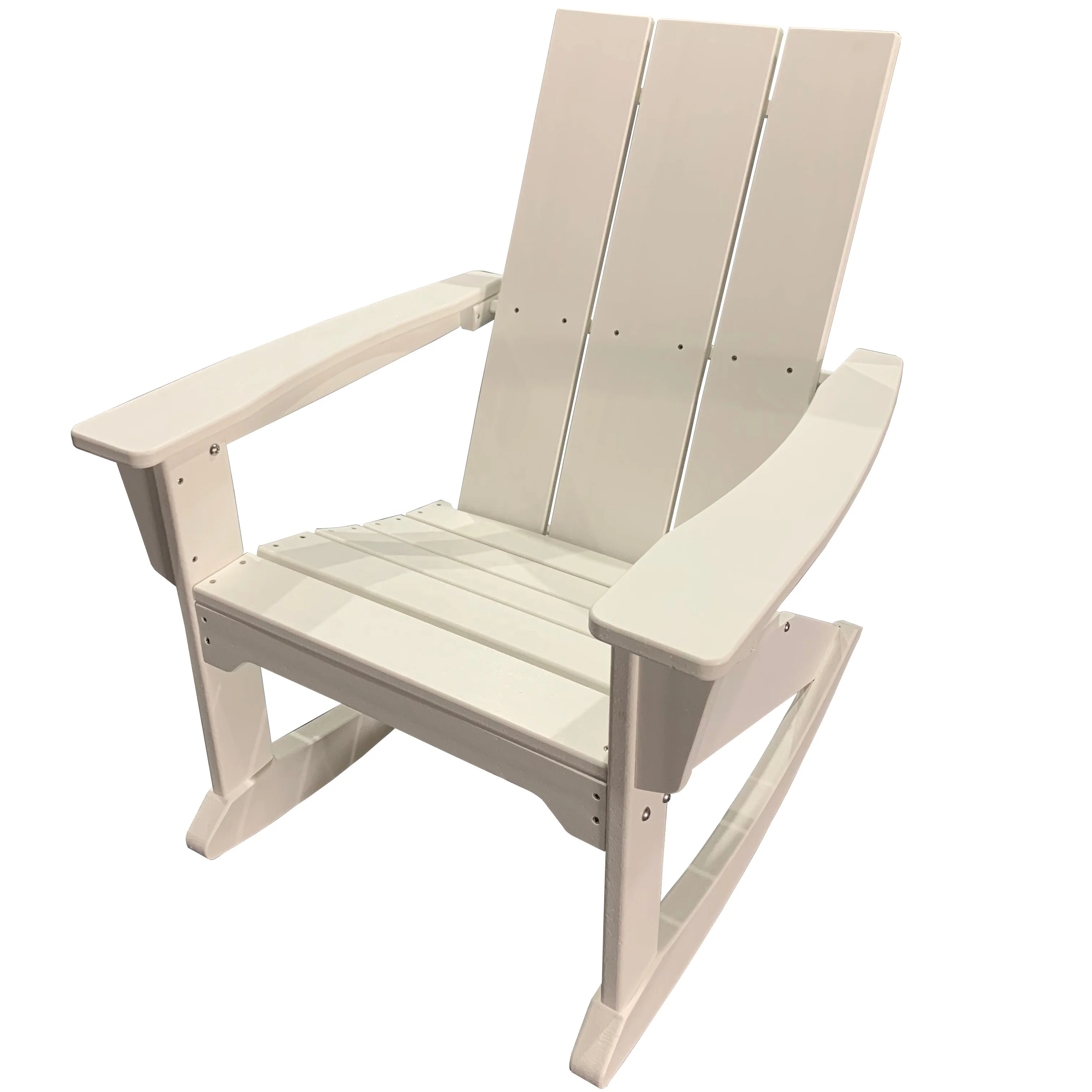 Outdoor Modern Rocking Plastic Chair Hdpe Rocking Adirondack Chair