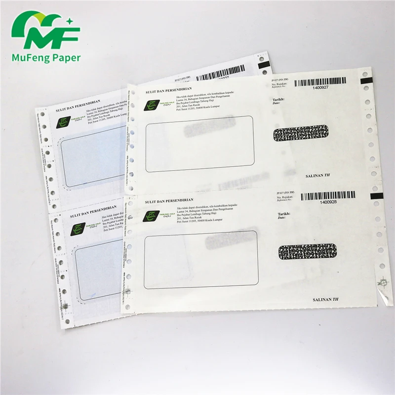 Pin Mailer For Bank Credit Card Professional Paper Printing Carbonless Triplicate Tax Diplicate Delivery Invoice Booklet Online Shopping