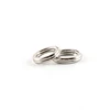 Sterling sliver stainless steel fishing split ring double rings connectors fishing accessories