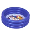three rings small plastic home use shower inflatable baby washing pool