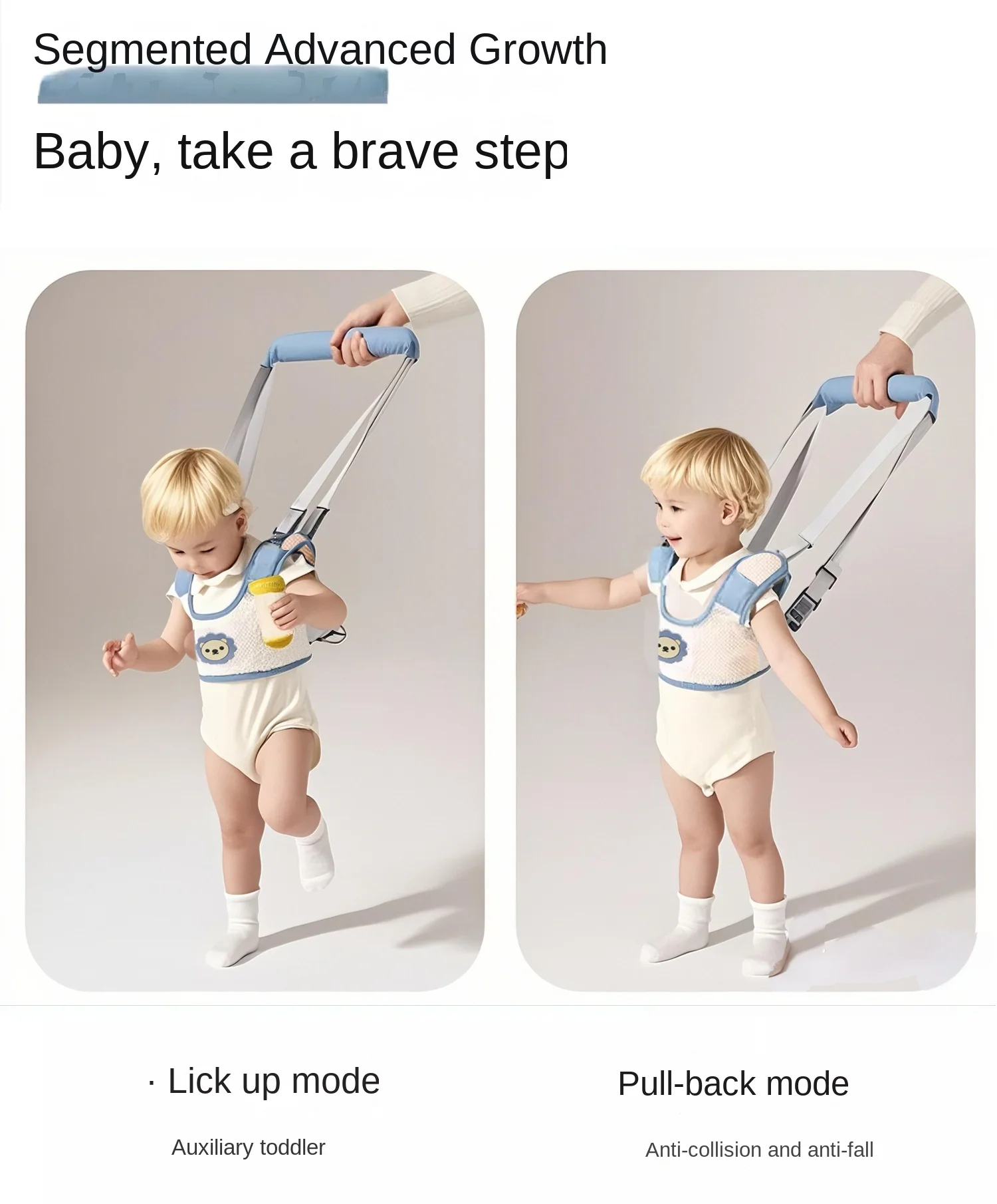 Summer Children's Anti-Fall Artifact Infant Toddler Walking Traction Rope Belt Strict Selection Baby Toddler Belt Made Plastic
