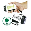 hand crank dynamo torch 2LED handpress Dynamo Squeeze LED flashlight no battery need can print LOGO on it