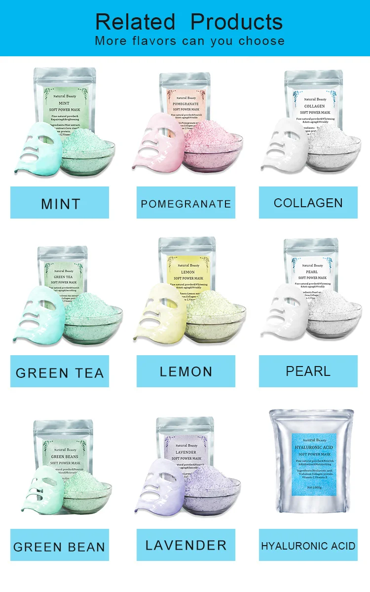 rose powder face mask