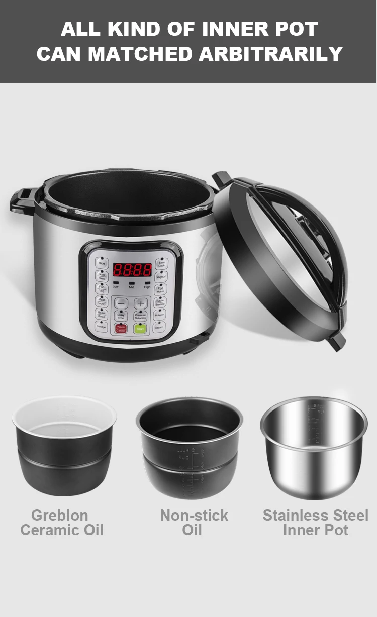 Personal Develop Private Mould 16 in 1 Many Function Electric Pressure  Cooker with Slow Cook Function - China Electric Pressure Cooker and  Electric Cooker price