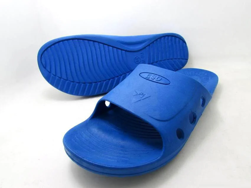 Esd Shoes Pvc Sole Slippers Antistatic Shoes Washable Slipper Men And ...