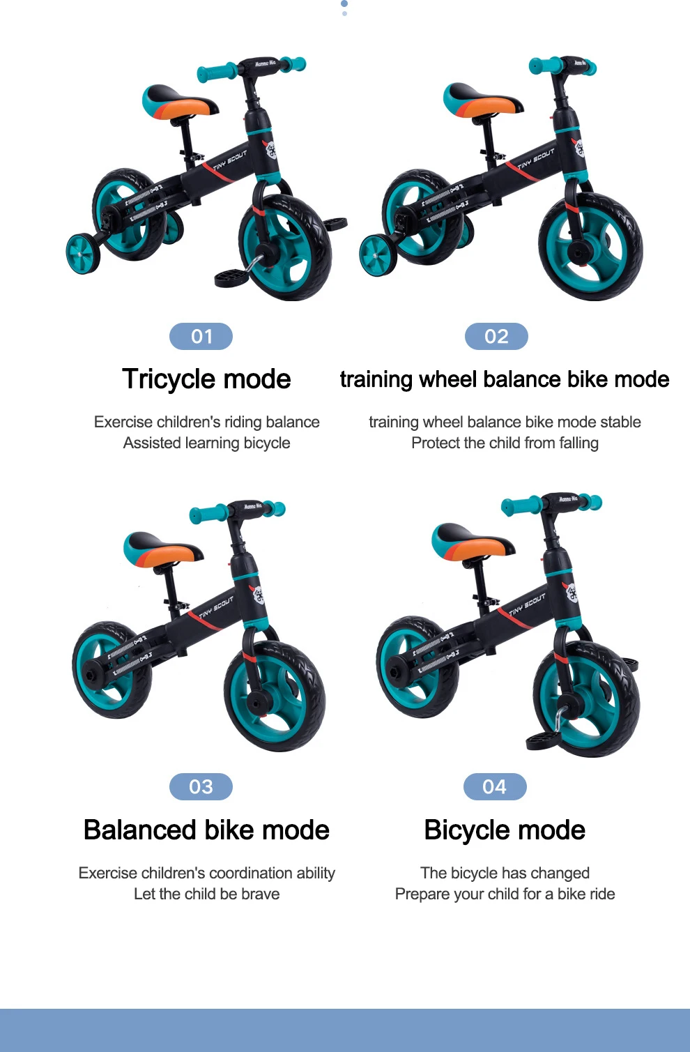 smart trike 2 in 1 balance bike