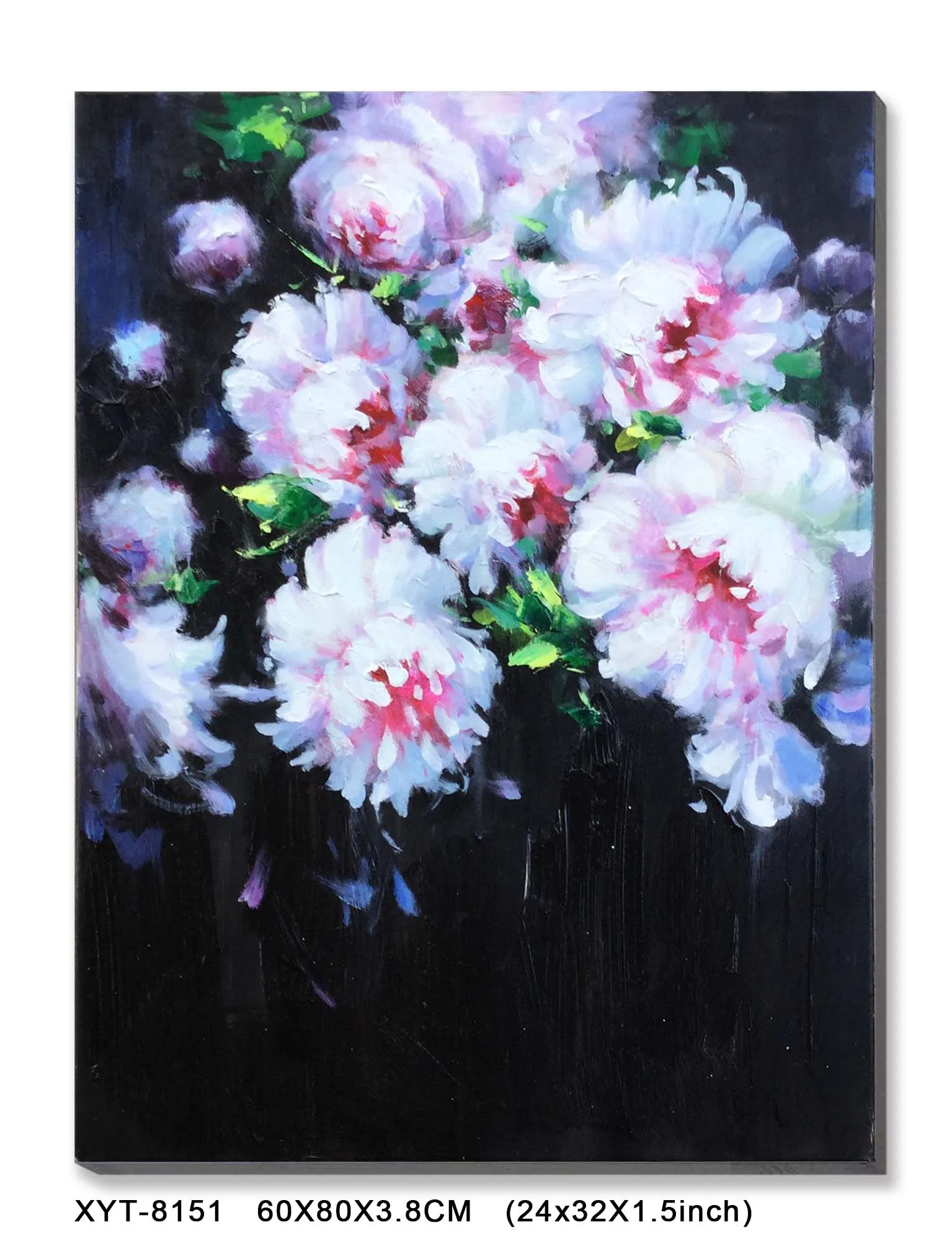 Abstract Canvas Flower Wall Art Oil Painting - Buy Flower Wall Art Oil