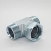 Hydraulic Adapter Tee BSP 1-1/2 Male * Swivel Nut BSP 1-1/2 Female
