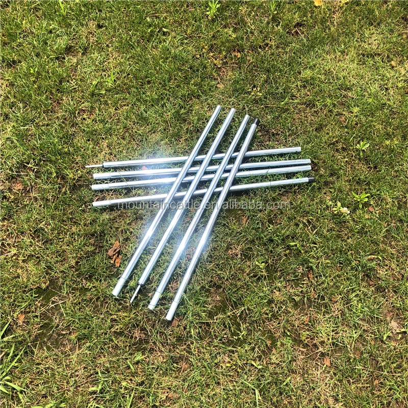 Adjustable Tarp Poles Steel Galvanize Camping Flysheet Support 16 Mm 2