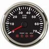 REV Limiter 85mm Tachometer Gauge 0-7000 RPM Gauge with 4 LED Alarm
