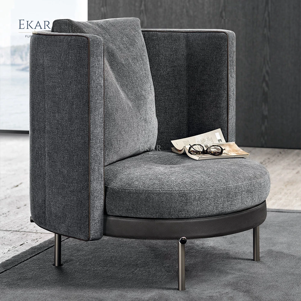 product ekar furniture italian luxury sofa chair modern furniture creative living room chair-60