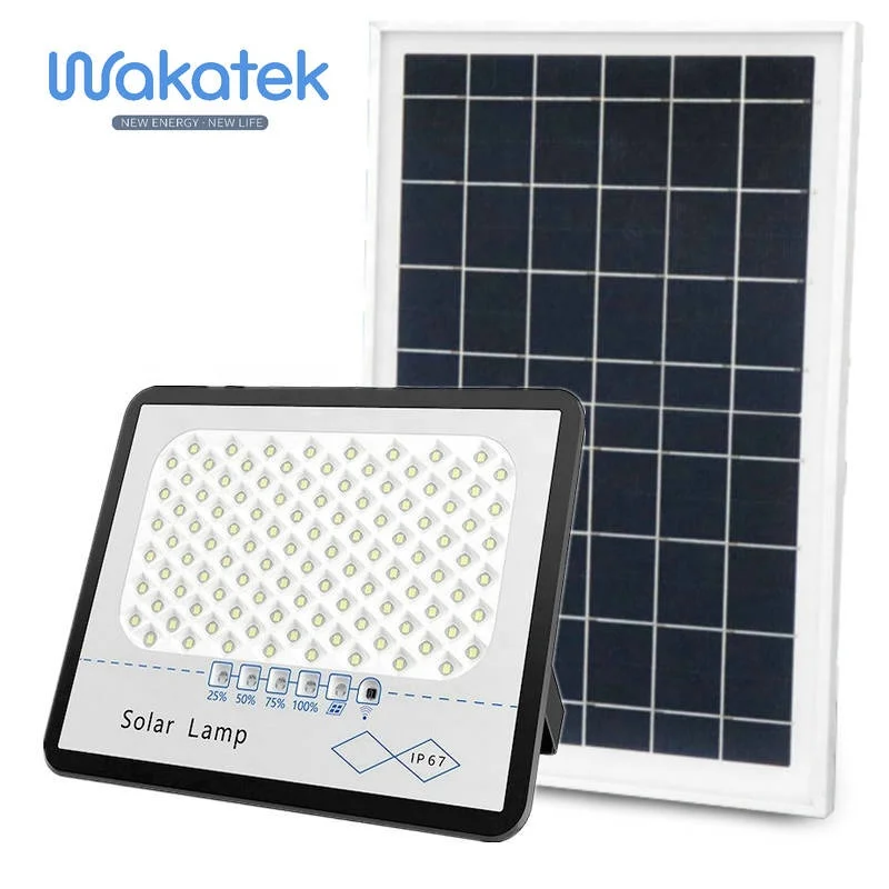 WAKATEK LAMP 300W  solar flood light 300w  outdoor light  manufacturer waterproof IP 67