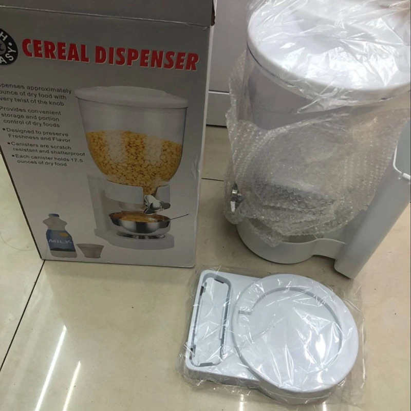 Doubleheaded Cereal Machine Cereal Barrel Food Cans Home Daily Double