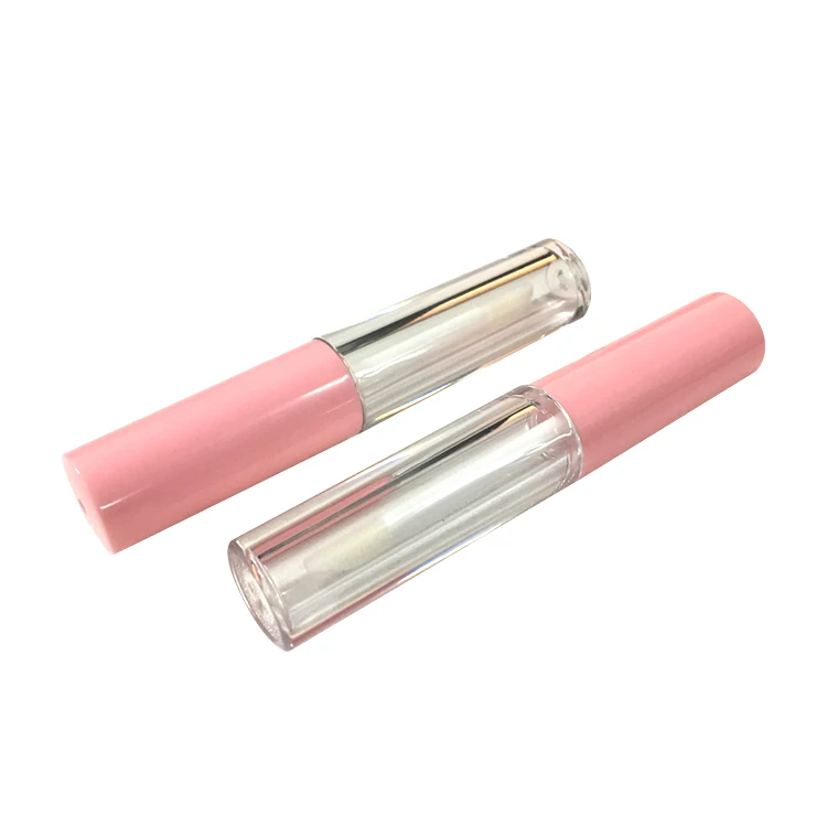 pink cap lipgloss tube