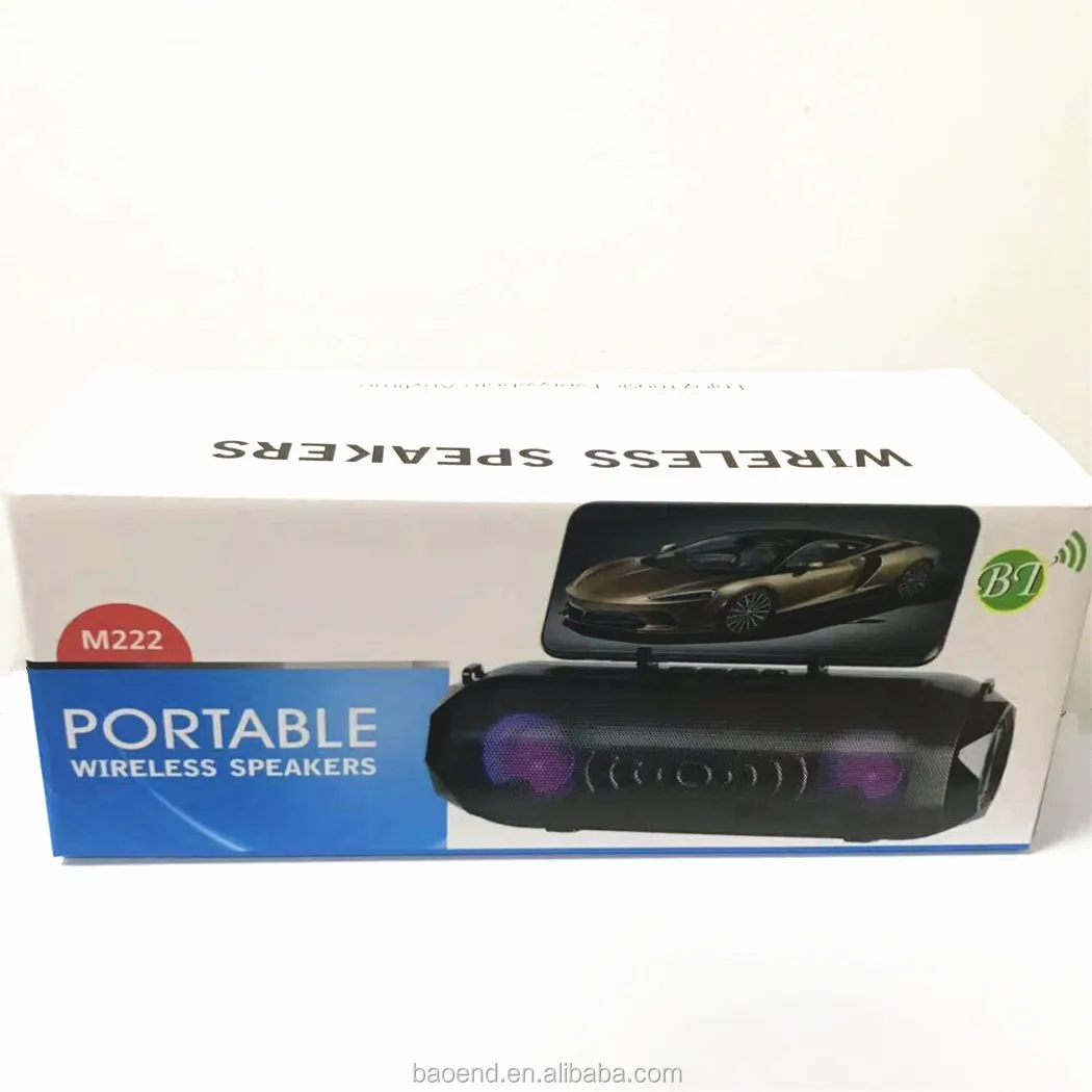 M222 portable wireless speaker blue tooth camping lamp outdoor portable subwoofer led light speakers with mobile phone support - ANKUX.COM
