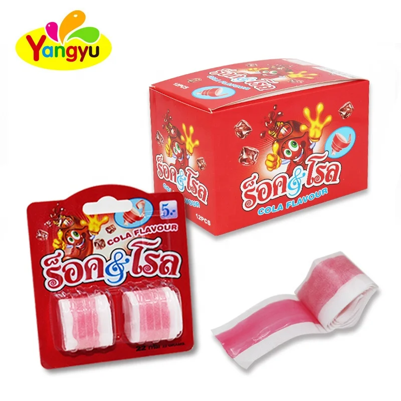 Gummy Roll Supplier 2 In 1 Sweet Fruity Gummy Jelly Fruit Roll Ups