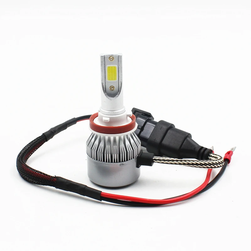 H11b Led Headlight Bulb Male Wire Harness Connector Wiring Plug Socket