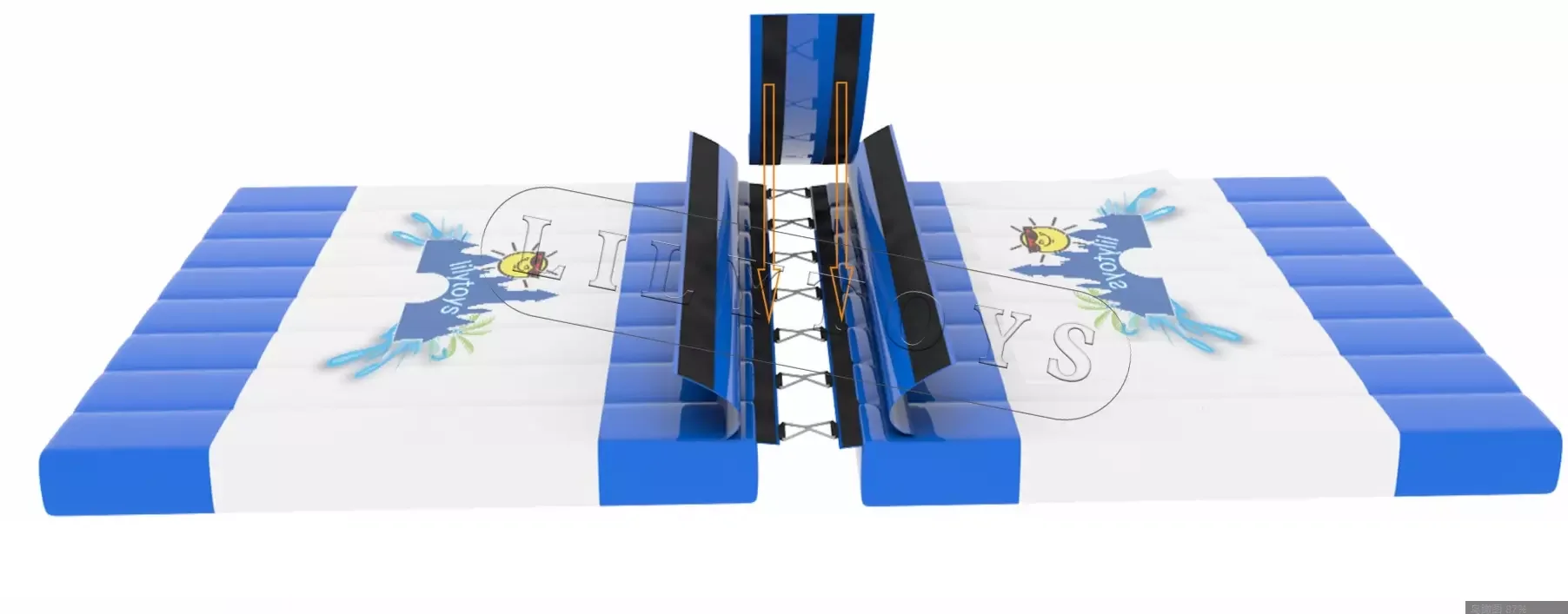 Lilytoys Water Park Design Build Inflatable Ground Beach Games