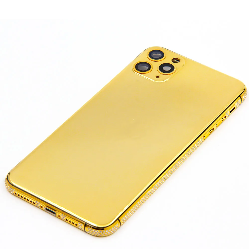 Dành Cho Iphone Phụ Kiện Apple Ốp Lưng 24kt Vỏ Mạ Vàng Cho Iphone 11 11 Pro  11 Pro Max Ốp Lưng Sang Trọng - Buy Đối Với Iphone Phụ Kiện Trở