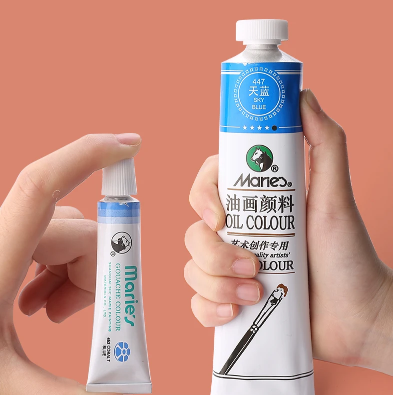 Cheap Price Set Of 24 Colors Painting Drawing Canvas Wood Ceramic