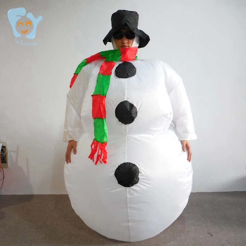 Unisex Adult Christmas New Year Decoration Olaf Mascot Costume ...