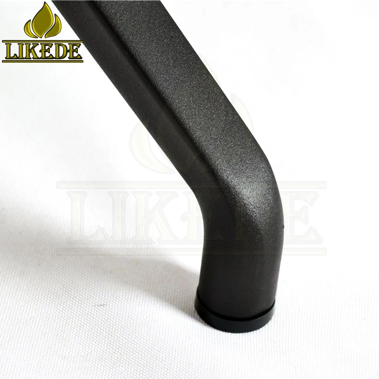 Outdoor Dining Rectangle Restaurant Table With Aluminum Base Stylish Outdoor Table for Enjoying Meals