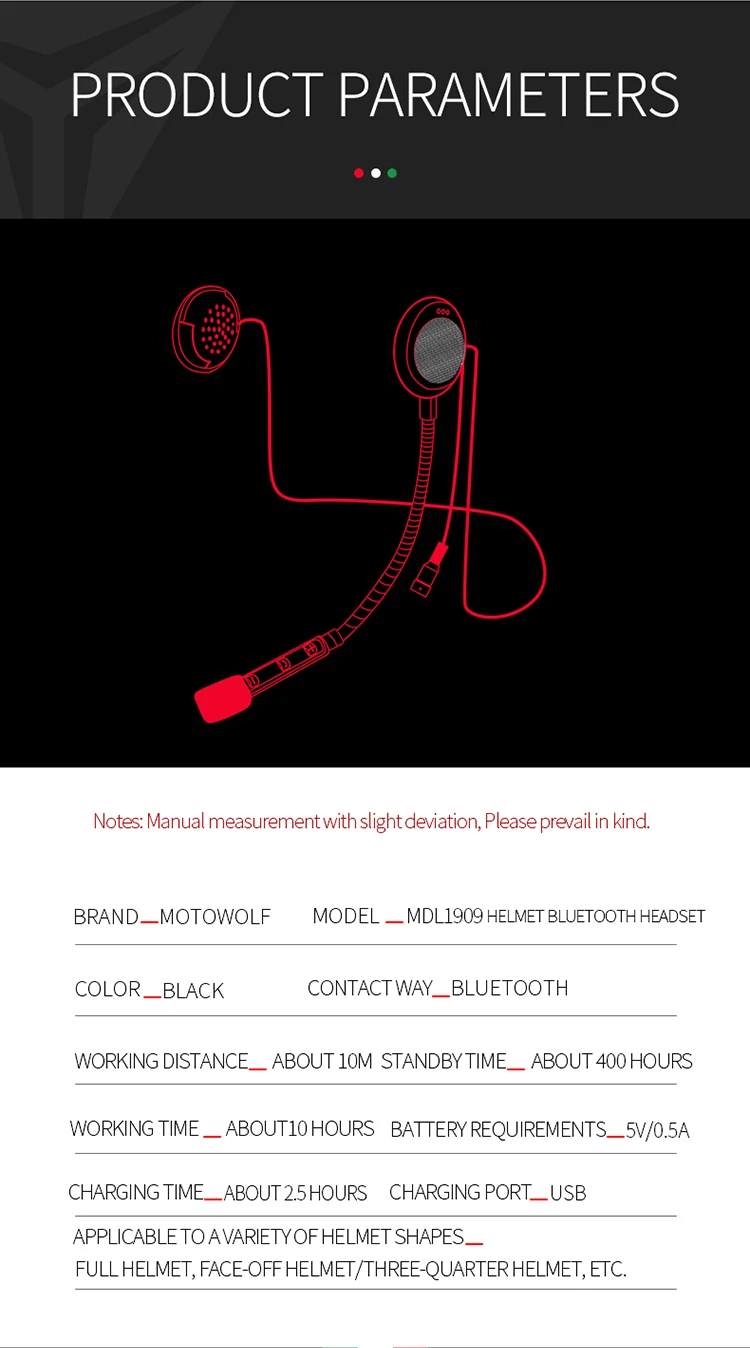 motowolf bluetooth headset