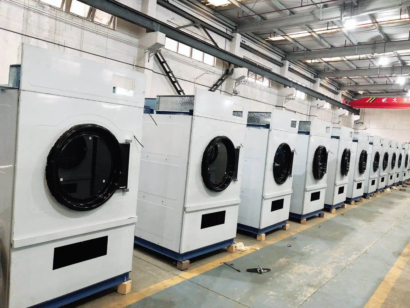 Freestanding Type Front Loading Tumble Dryer for Laundry Shop details