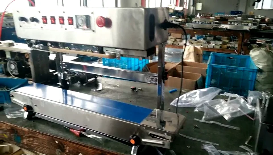 Plastic Bag Continuous Vertical Nitrogen Sealing Machine - Buy Vertical ...