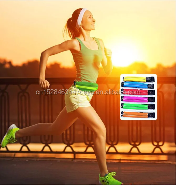 Led Waterproof Utility Belt Waist Leg Bag Sport Running Belt With Logo
