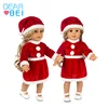 Stock American Girl Doll Christmas Costume,18 Inch American Girl Doll Holiday Clothes,Reborn Baby Doll Clothes