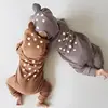 Aliexpress hotsale bear design with hat newborn baby cotton romper clothes fall baby romper for 0-2Years