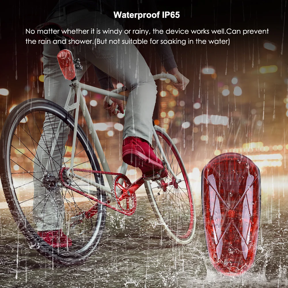 TK906 GPS Tracker Bike LED Light Hidden Design GPS Locator SOS low battery alarm Bicycle Tracking Device for Bike GPS Tracker